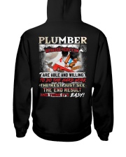 Plumber Hooded Sweatshirt back