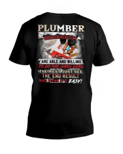Plumber V-Neck T-Shirt thumbnail