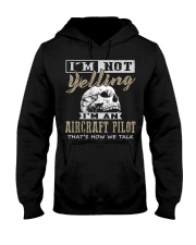 Aircraft Pilot Hooded Sweatshirt front