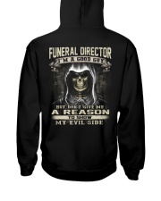 Funeral Director Hooded Sweatshirt back