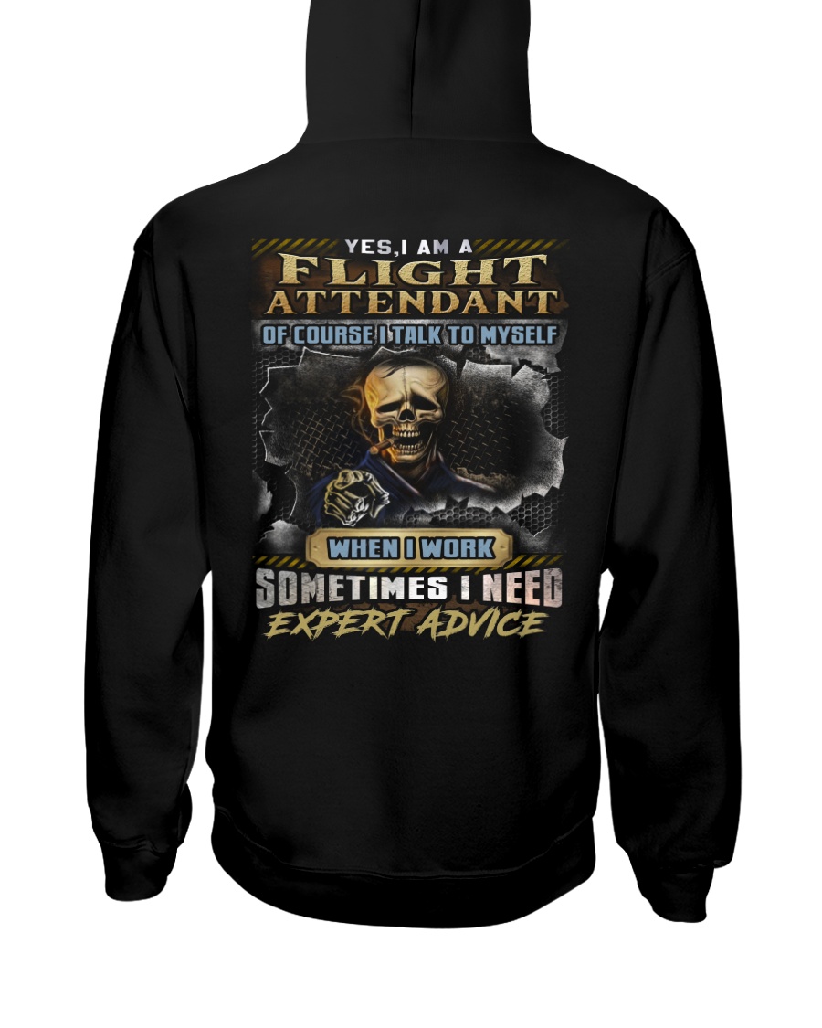 Flight Attendant Hooded Sweatshirt
