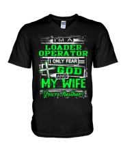 Loader Operator V-Neck T-Shirt thumbnail