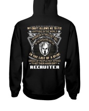 Recruiter Hooded Sweatshirt back