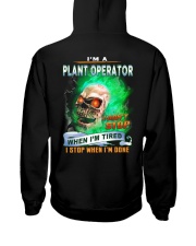 Plant Operator Hooded Sweatshirt back