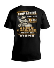Audio Engineer V-Neck T-Shirt thumbnail