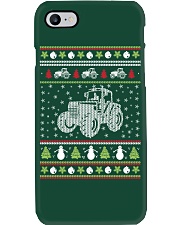 Tractor Ugly Christmas Sweater Phone Case thumbnail