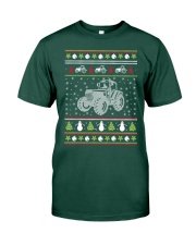 Tractor Ugly Christmas Sweater Premium Fit Mens Tee thumbnail
