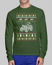 Tractor Ugly Christmas Sweater Long Sleeve Tee lifestyle-unisex-longsleeve-front-1