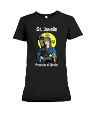 I Stand With Ukraine Premium Fit Ladies Tee tile