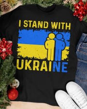 I Stand With Ukraine Classic T-Shirt apparel-classic-tshirt-lifestyle-front-81