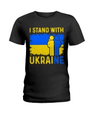 I Stand With Ukraine Ladies T-Shirt tile
