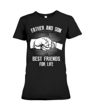 Father and Son Best Friends Premium Fit Ladies Tee thumbnail