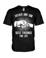 Father and Son Best Friends V-Neck T-Shirt thumbnail