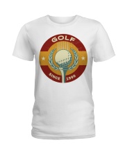 60 Golf Mens Premium T S Ladies T-Shirt front