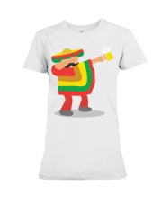 42Dabbing Man Drinking Beer Premium Fit Ladies Tee thumbnail