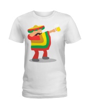 42Dabbing Man Drinking Beer Ladies T-Shirt thumbnail