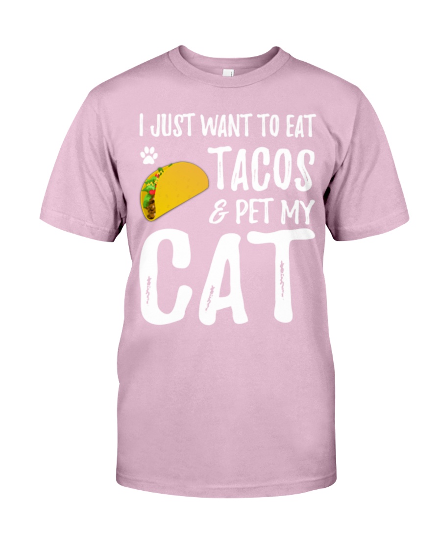 297Taco Cat Shirt Cinco De Mayo Cat Mom Gift Classic T-Shirt