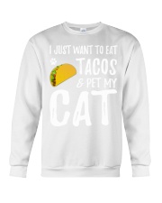 297Taco Cat Shirt Cinco De Mayo Cat Mom Gift Crewneck Sweatshirt thumbnail