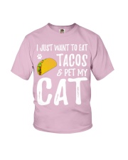 297Taco Cat Shirt Cinco De Mayo Cat Mom Gift Youth T-Shirt thumbnail