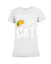 297Taco Cat Shirt Cinco De Mayo Cat Mom Gift Premium Fit Ladies Tee thumbnail