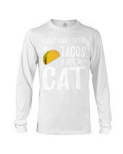 297Taco Cat Shirt Cinco De Mayo Cat Mom Gift Long Sleeve Tee thumbnail