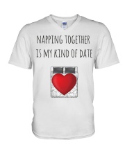 183 Napping Together Womens Flowy Tank Top By B V-Neck T-Shirt thumbnail