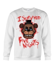 85 I Survived Five Nights Kids T S Crewneck Sweatshirt thumbnail