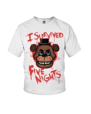 85 I Survived Five Nights Kids T S Youth T-Shirt thumbnail