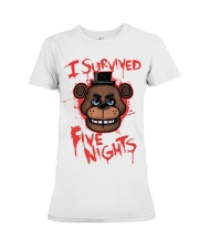 85 I Survived Five Nights Kids T S Premium Fit Ladies Tee thumbnail