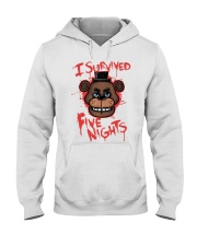 85 I Survived Five Nights Kids T S Hooded Sweatshirt thumbnail