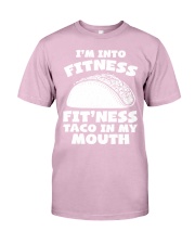 1Funny Fitness Taco Workout Pun Apparel Classic T-Shirt front
