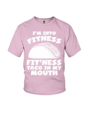 1Funny Fitness Taco Workout Pun Apparel Youth T-Shirt thumbnail