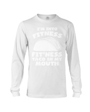 1Funny Fitness Taco Workout Pun Apparel Long Sleeve Tee thumbnail