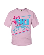 259Retro Ski 80S Outfit 90S Youth T-Shirt thumbnail