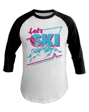 259Retro Ski 80S Outfit 90S Baseball Tee thumbnail