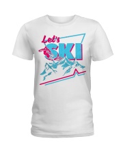 259Retro Ski 80S Outfit 90S Ladies T-Shirt thumbnail