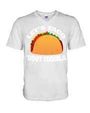 19Taco Tequila Funny Mexican Food Cinco De Mayo V-Neck T-Shirt thumbnail