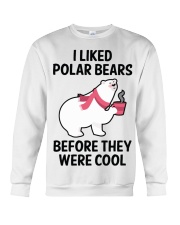 91 I Liked Polar Bears Womens V Neck T S Crewneck Sweatshirt thumbnail