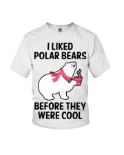 91 I Liked Polar Bears Womens V Neck T S Youth T-Shirt thumbnail