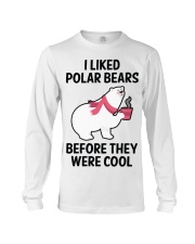 91 I Liked Polar Bears Womens V Neck T S Long Sleeve Tee thumbnail