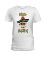 177Tacos Tequila Day Of The Dead Shirt Ladies T-Shirt thumbnail