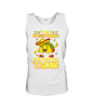 372This Postal Worker Will Work For Tacos Unisex Tank thumbnail