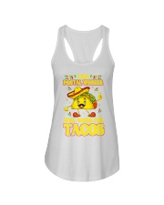 372This Postal Worker Will Work For Tacos Ladies Flowy Tank thumbnail