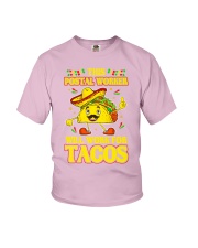 372This Postal Worker Will Work For Tacos Youth T-Shirt thumbnail