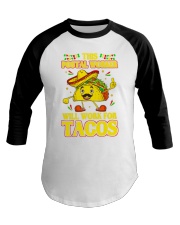 372This Postal Worker Will Work For Tacos Baseball Tee thumbnail