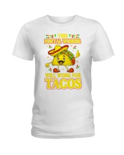 372This Postal Worker Will Work For Tacos Ladies T-Shirt thumbnail