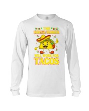 372This Postal Worker Will Work For Tacos Long Sleeve Tee thumbnail