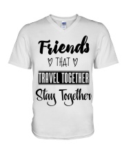 100 Friends That Travel Together Stay Together Wom V-Neck T-Shirt thumbnail