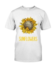 80Just A Girl Who Loves Sunflowers Funny Premium Fit Mens Tee thumbnail