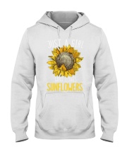 80Just A Girl Who Loves Sunflowers Funny Hooded Sweatshirt thumbnail